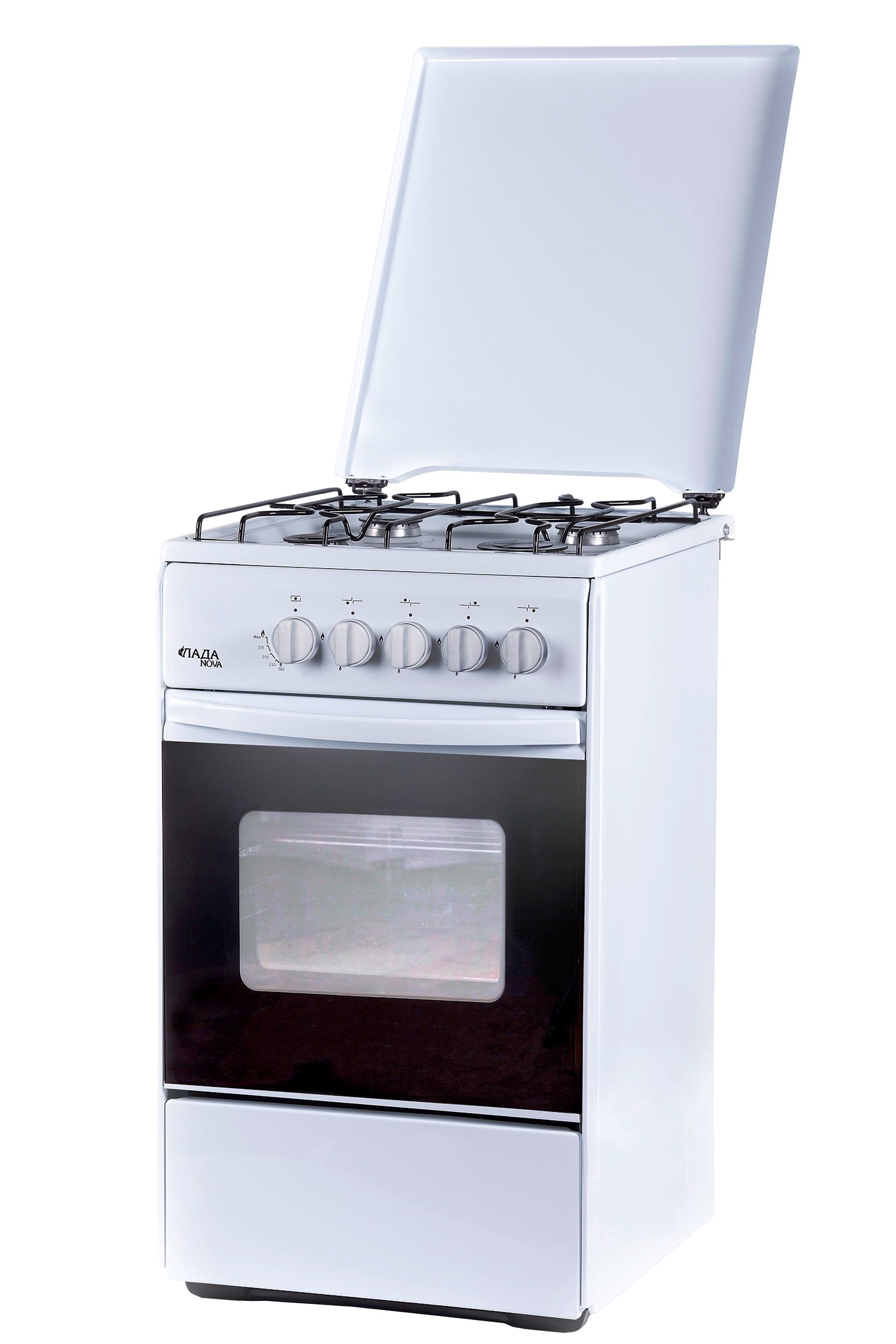 Газовая плита ЛАДА Nova RG 24044 W																		 — описание, фото, цены в интернет-магазине PT Stores