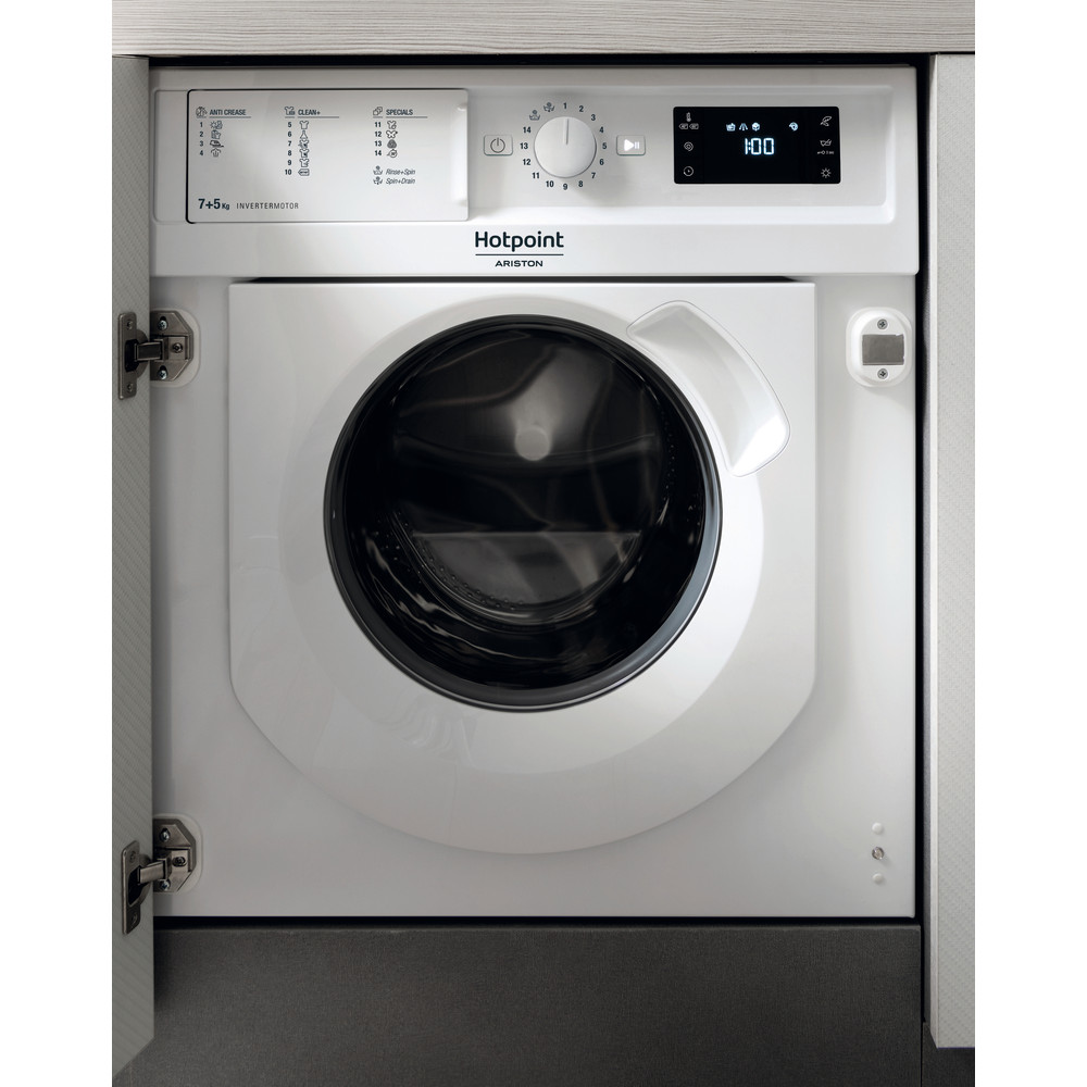 Встраиваемая стиральная машина HOTPOINT-ARISTON BI WDHG 75148 EU																		 — описание, фото, цены в интернет-магазине PT Stores