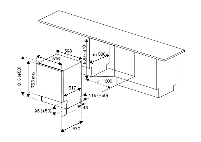 Купить Встраиваемая посудомоечная машина Bertazzoni DW6083PRV — Фото 2