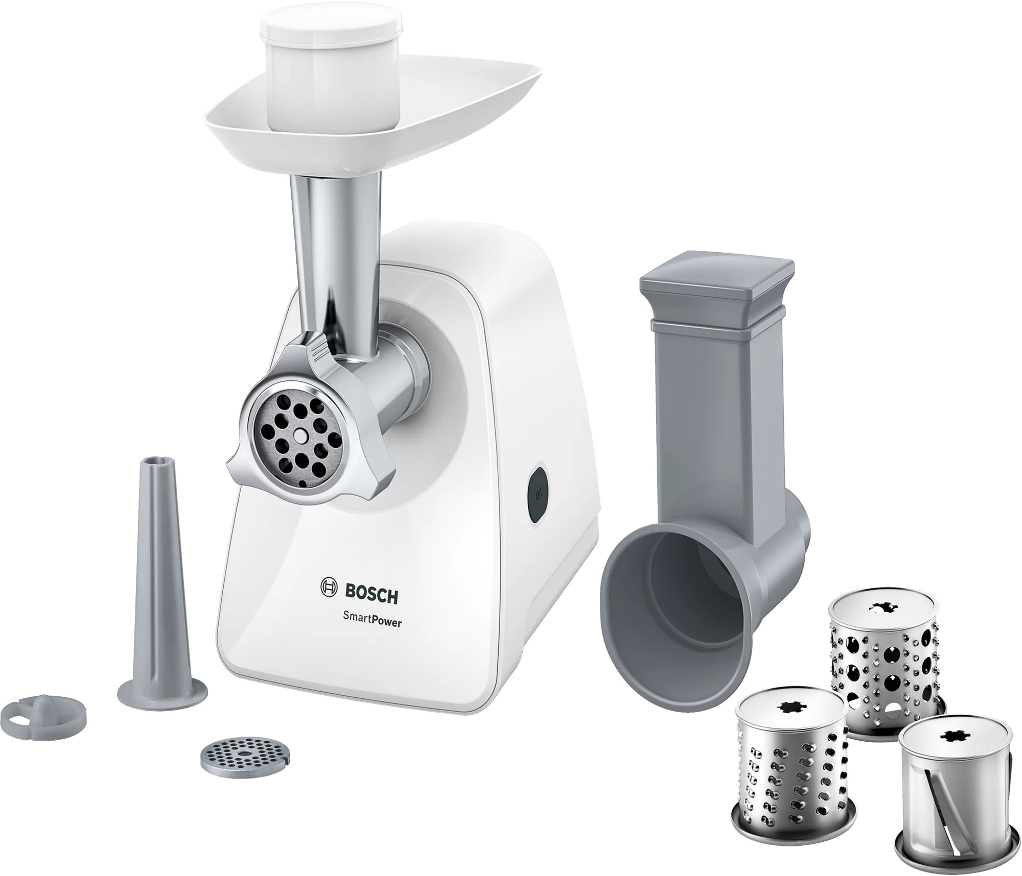 Мясорубка Bosch MFW 2514W																		 — описание, фото, цены в интернет-магазине PT Stores