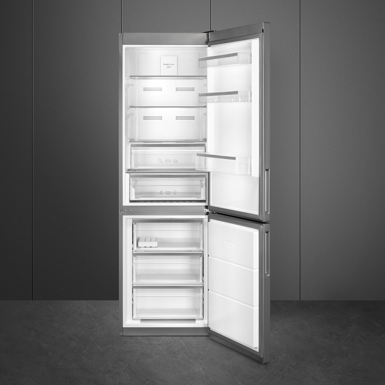 Купить Двухкамерный холодильник Smeg FC20EN1X — Фото 3