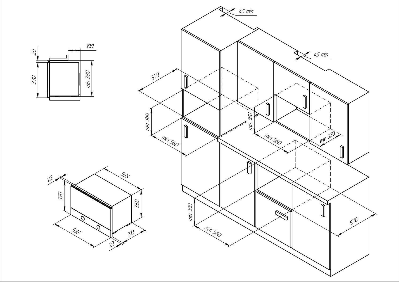 Купить Встраиваемая СВЧ печь KUPPERSBERG HMW 393 B — Фото 5