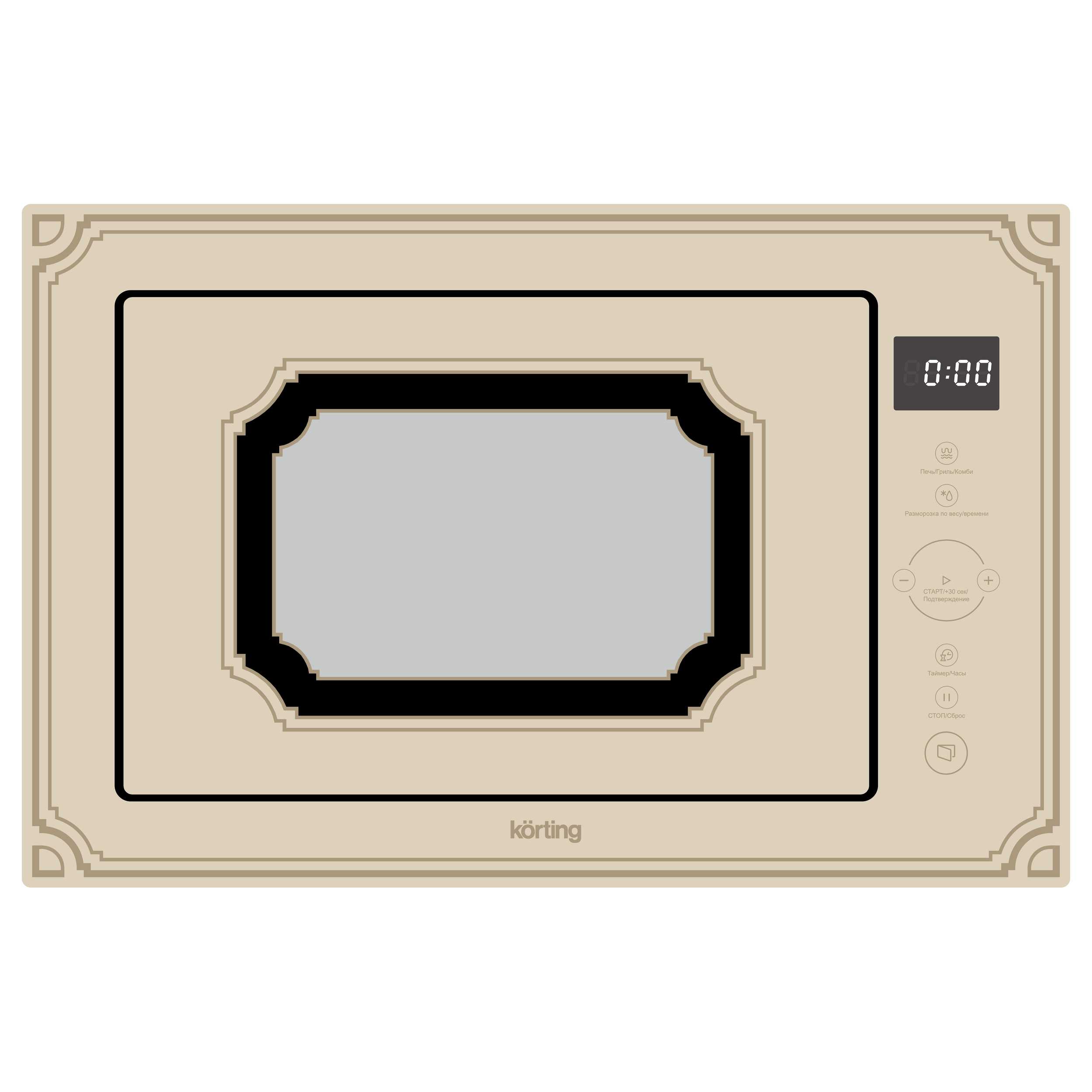 Встраиваемая СВЧ печь KORTING KMI 825 RGB																		 — описание, фото, цены в интернет-магазине PT Stores