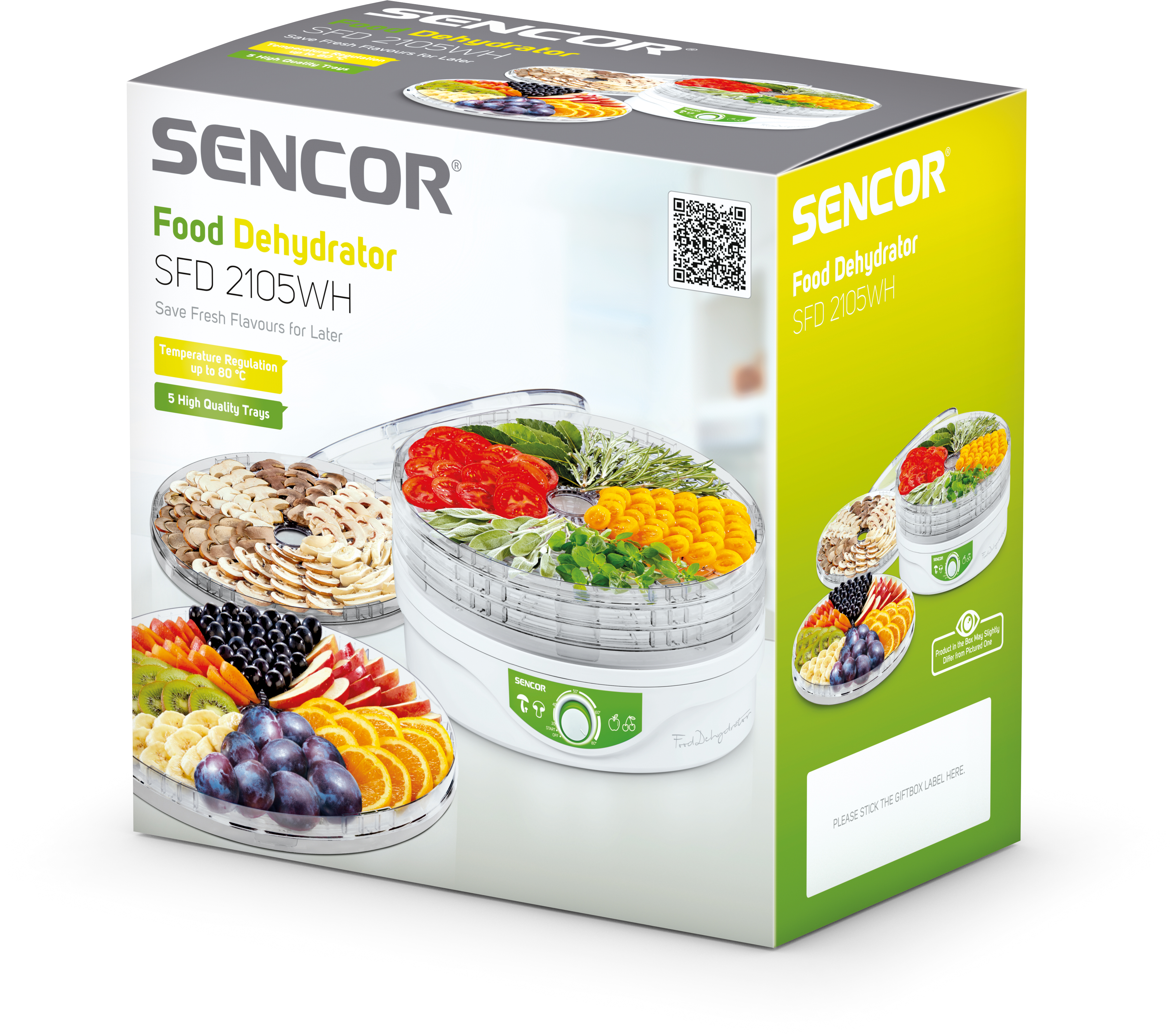 Купить Сушилка для овощей и фруктов Sencor SFD 2105WH — Фото 6