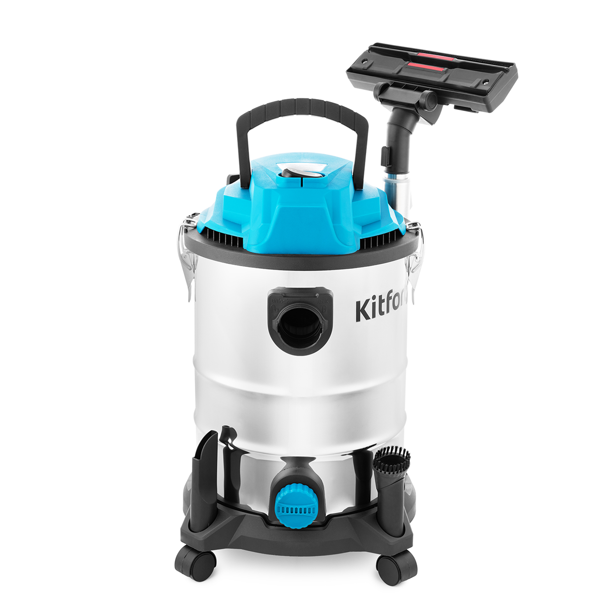 Купить Пылесос Kitfort KT-549 голубой/серебристый — Фото 2