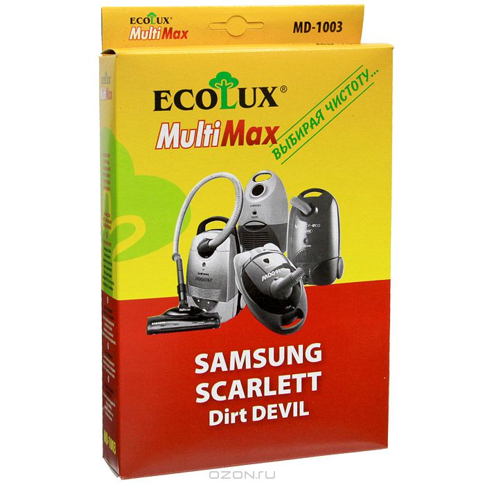 Аксессуары ECOLUX MD-1003 (5) компл. пылесб																		 — описание, фото, цены в интернет-магазине PT Stores