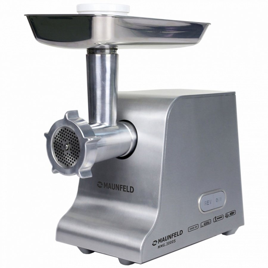 Мясорубка MAUNFELD MMG.3000S, металлик																		 — описание, фото, цены в интернет-магазине PT Stores