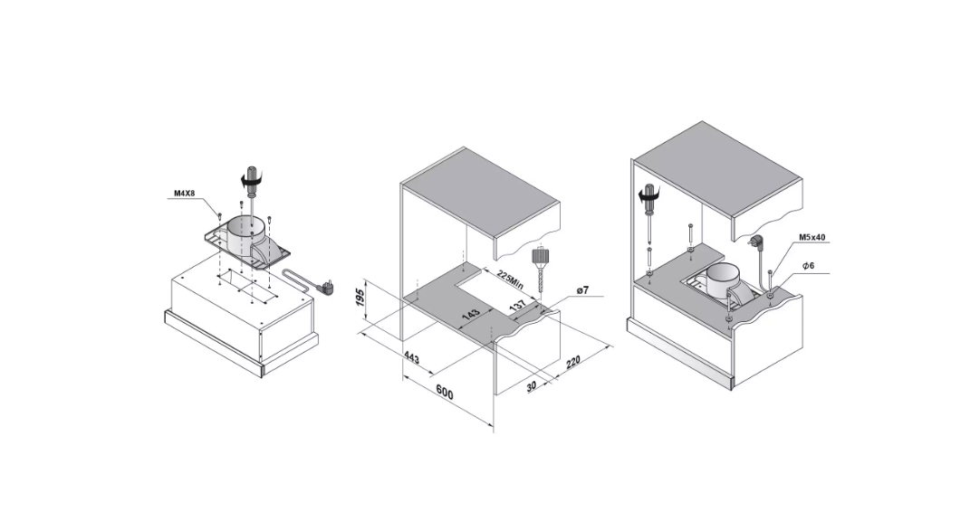 Купить Вытяжка встраиваемая Haier HVX-T642GB — Фото 4