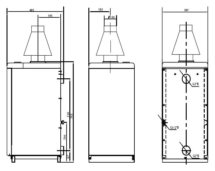 Купить Водонагреватель газовый Protherm Волк 12 KSO — Фото 3