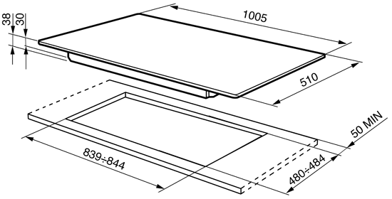 Купить Газовая варочная панель SMEG P106ES — Фото 2