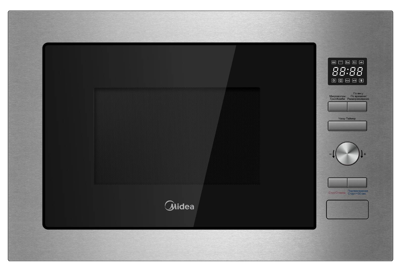 Встраиваемая СВЧ печь Midea MI7250X																		 — описание, фото, цены в интернет-магазине PT Stores