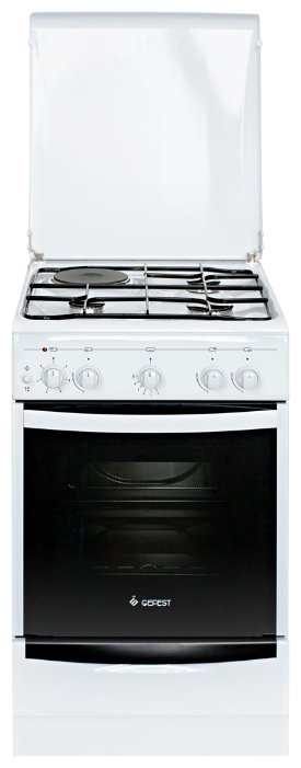 Комбинированная плита GEFEST 5110-01 белый																		 — описание, фото, цены в интернет-магазине PT Stores