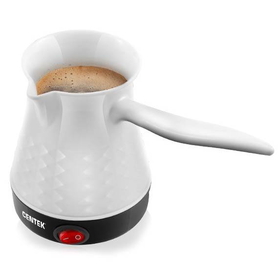 Купить Кофеварка CENTEK CT-1097 белая — Фото 4