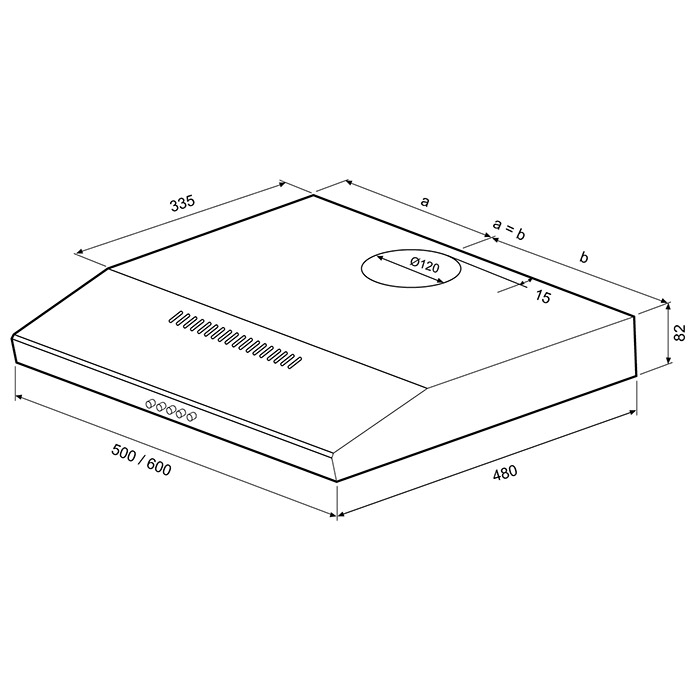 Купить Плоская вытяжка SHINDO ITEA 50 SS — Фото 2