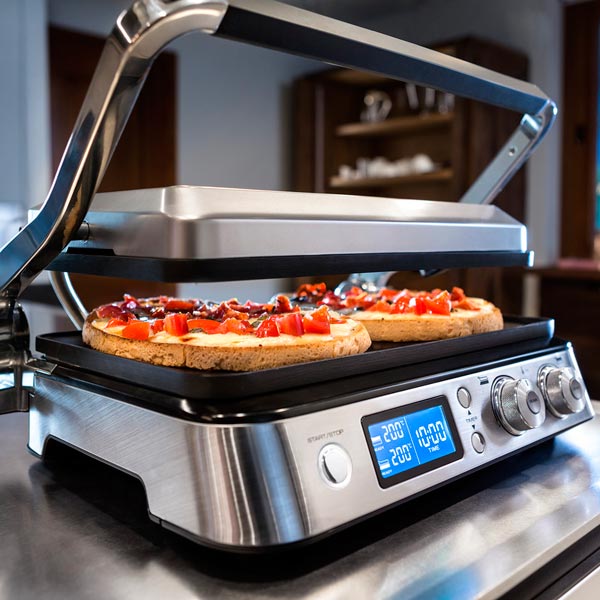 Купить Электрический гриль Delonghi CGH 1030D, серебристый/черный — Фото 7