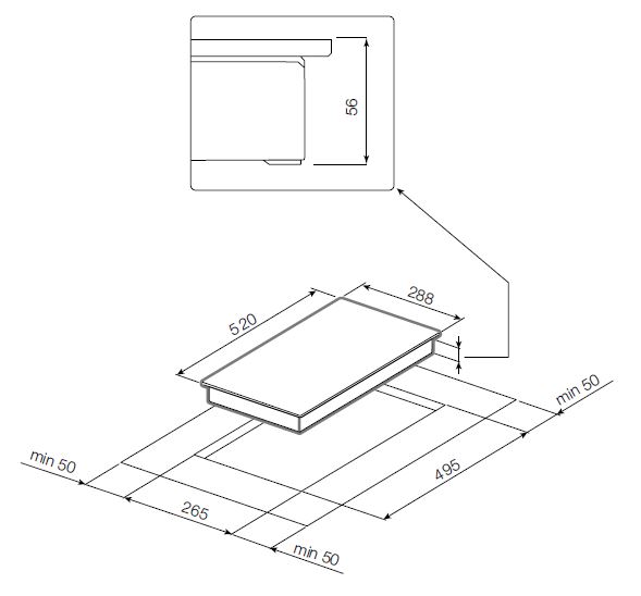 Купить Индукционная варочная панель GRAUDE IK 30.1 C — Фото 2