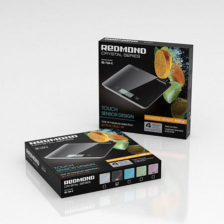Купить Кухонные весы Redmond RS-724-Е черный — Фото 2