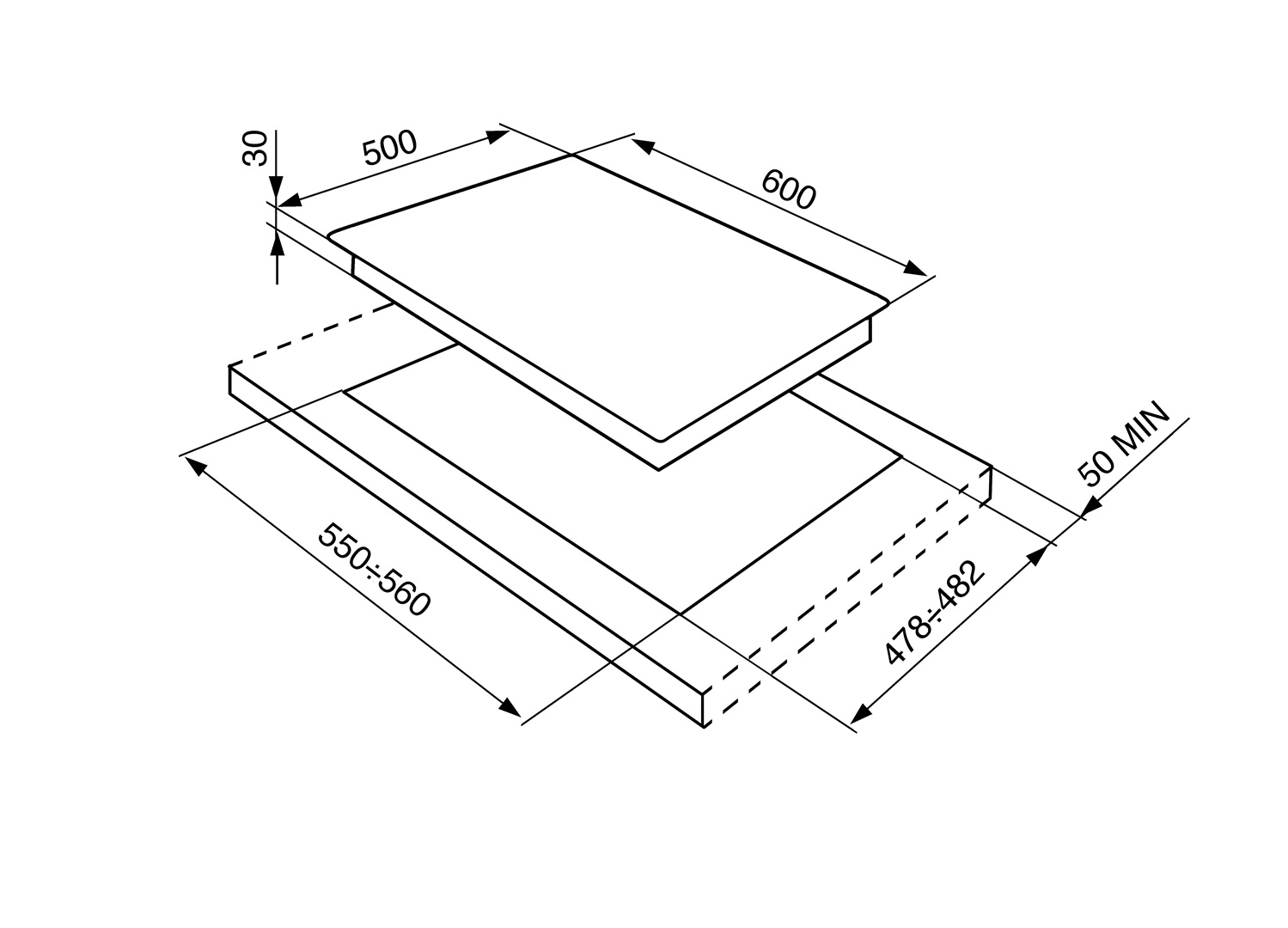 Купить Газовая варочная панель SMEG SPR864BGH — Фото 2