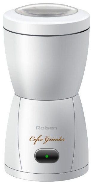 Кофемолка ROLSEN RCG-150 (белая)																		 — описание, фото, цены в интернет-магазине PT Stores
