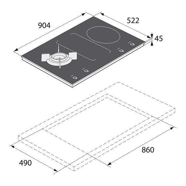 Купить Варочная панель ASKO HIG1944MB — Фото 2