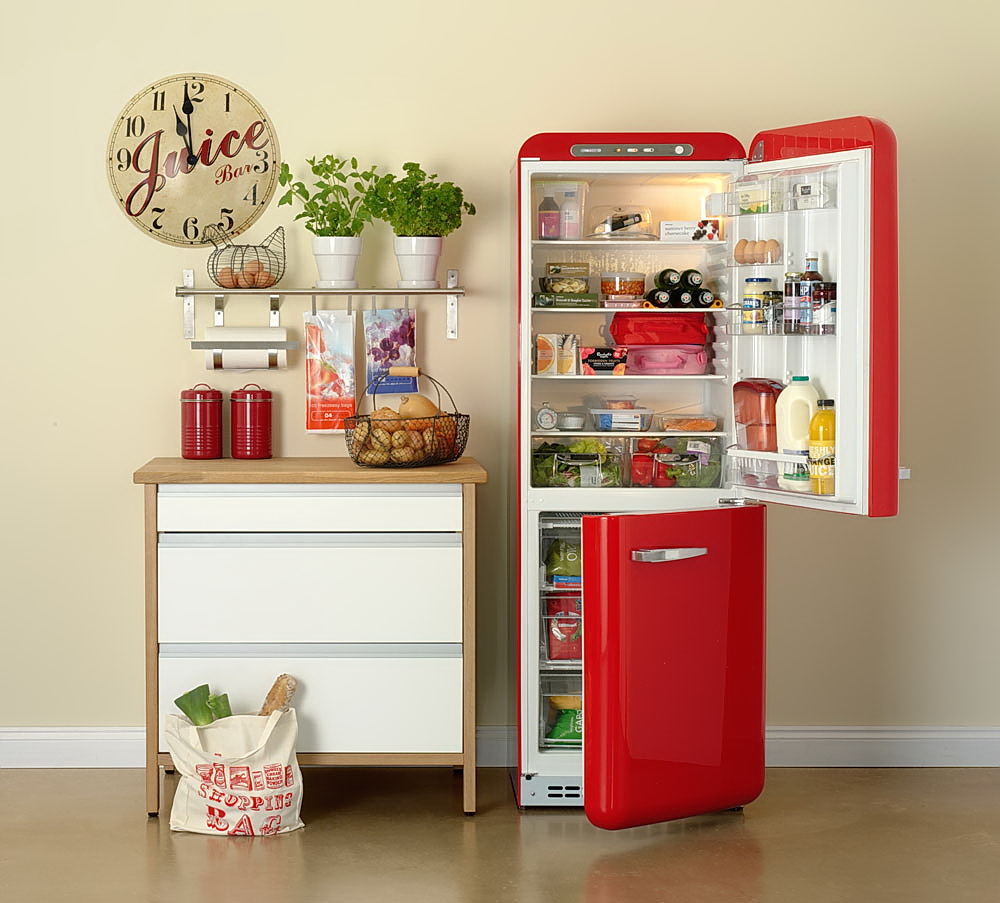 Купить Двухкамерный холодильник SMEG FAB50RWH — Фото 2