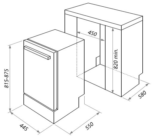 Купить Встраиваемая посудомоечная машина MAUNFELD MLP-08I — Фото 6