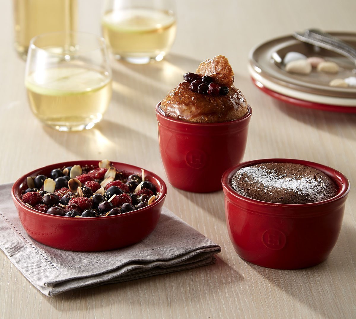 Купить  EMILE HENRY Рамекин №8, цвет: гранат — Фото 3