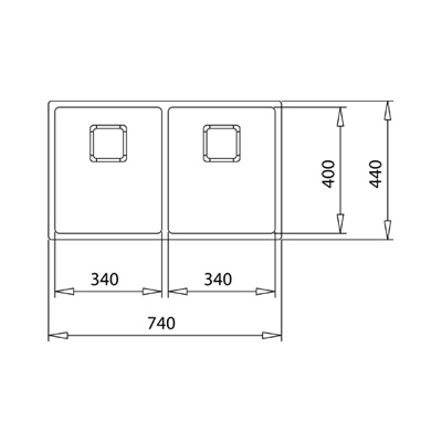 Купить Мойка TEKA FLEXLINEA RS15 2B 740 SQ — Фото 3