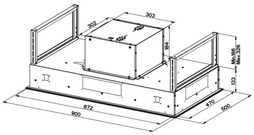 Купить Вытяжка встраиваемая FABER HEAVEN GLASS 2.0 WH A90 — Фото 5