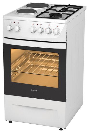 Комбинированная плита DARINA 1D KM 241 337  W																		 — описание, фото, цены в интернет-магазине PT Stores