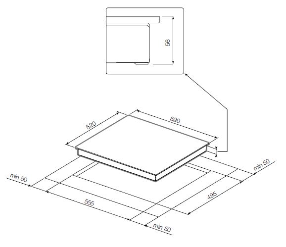 Купить Индукционная варочная панель GRAUDE IK 60.0 AW — Фото 2
