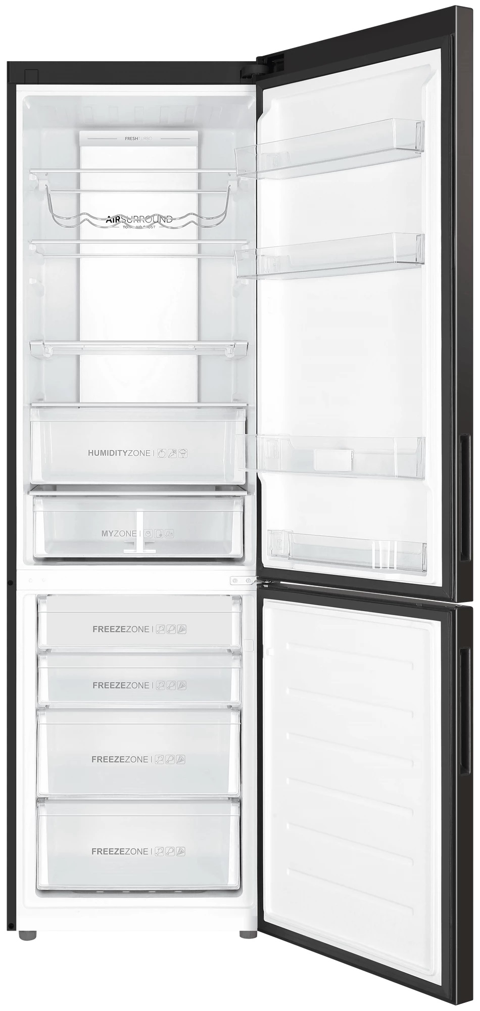 Купить Двухкамерный холодильник Haier C4F740CDBGU1 — Фото 2