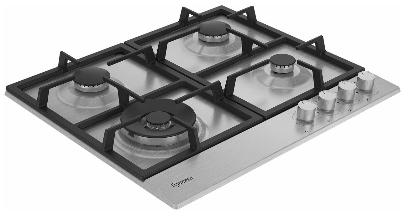 Купить Газовая варочная панель Indesit THPM 642 W/IX/I — Фото 2