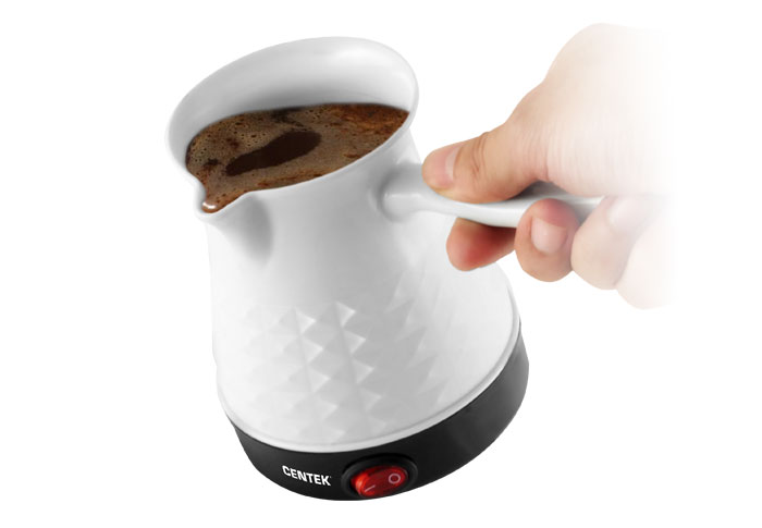 Купить Кофеварка CENTEK CT-1097 белая — Фото 3