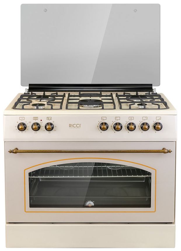 Комбинированная плита RICCI RKC 9002 BG																		 — описание, фото, цены в интернет-магазине PT Stores