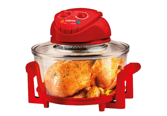 Аэрогриль CENTEK CT-1456 Red																		 — описание, фото, цены в интернет-магазине PT Stores