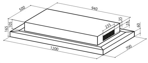Купить Вытяжка встраиваемая FABER SKYPAD X/WH F120 — Фото 5