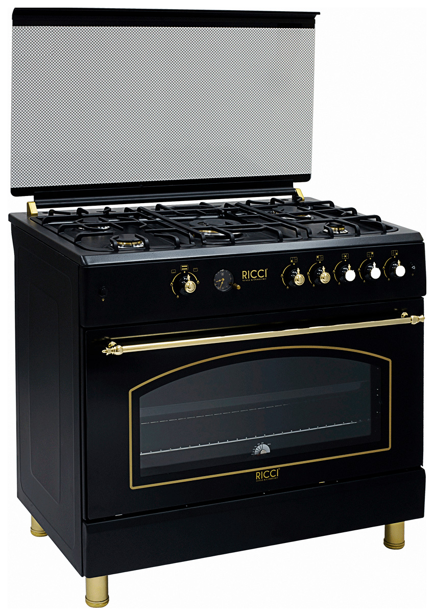 Газовая плита RICCI RGC 9030 BL																		 — описание, фото, цены в интернет-магазине PT Stores
