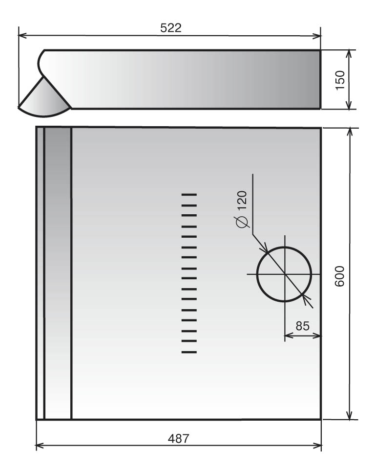 Купить Плоская вытяжка ELIKOR Davoline 60П-290-П3Л черный — Фото 2