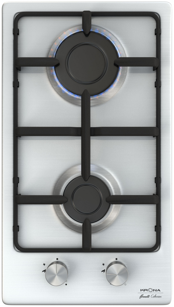 Газовая варочная панель KRONA PARTITA 30 IX																		 — описание, фото, цены в интернет-магазине PT Stores