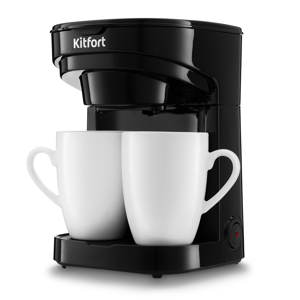 Кофеварка Kitfort KT-764 450Вт черный																		 — описание, фото, цены в интернет-магазине PT Stores