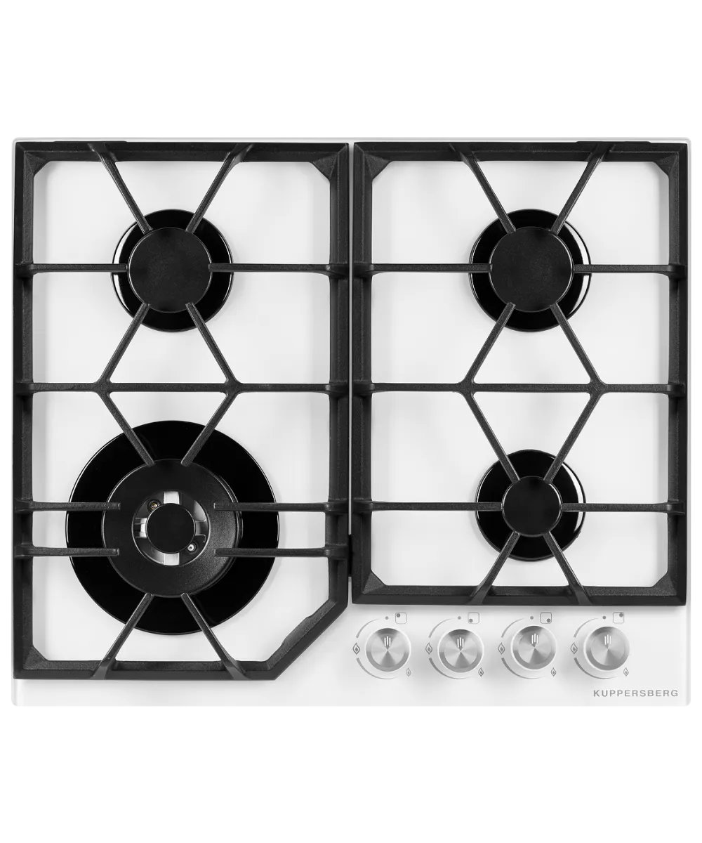 Газовая варочная панель KUPPERSBERG FG 62 W																		 — описание, фото, цены в интернет-магазине PT Stores