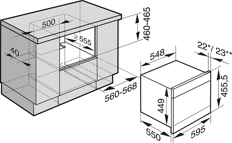 Купить Электрический духовой шкаф MIELE DGC6805 HVBR — Фото 3