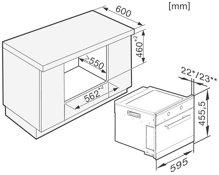 Купить Встраиваемая СВЧ печь MIELE M6262TC BRWS бриллиантовый белый — Фото 4