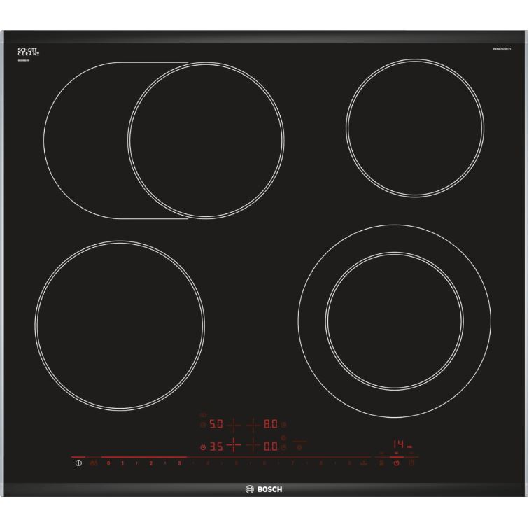 Электрическая варочная панель BOSCH PKN 675DB1D																		 — описание, фото, цены в интернет-магазине PT Stores
