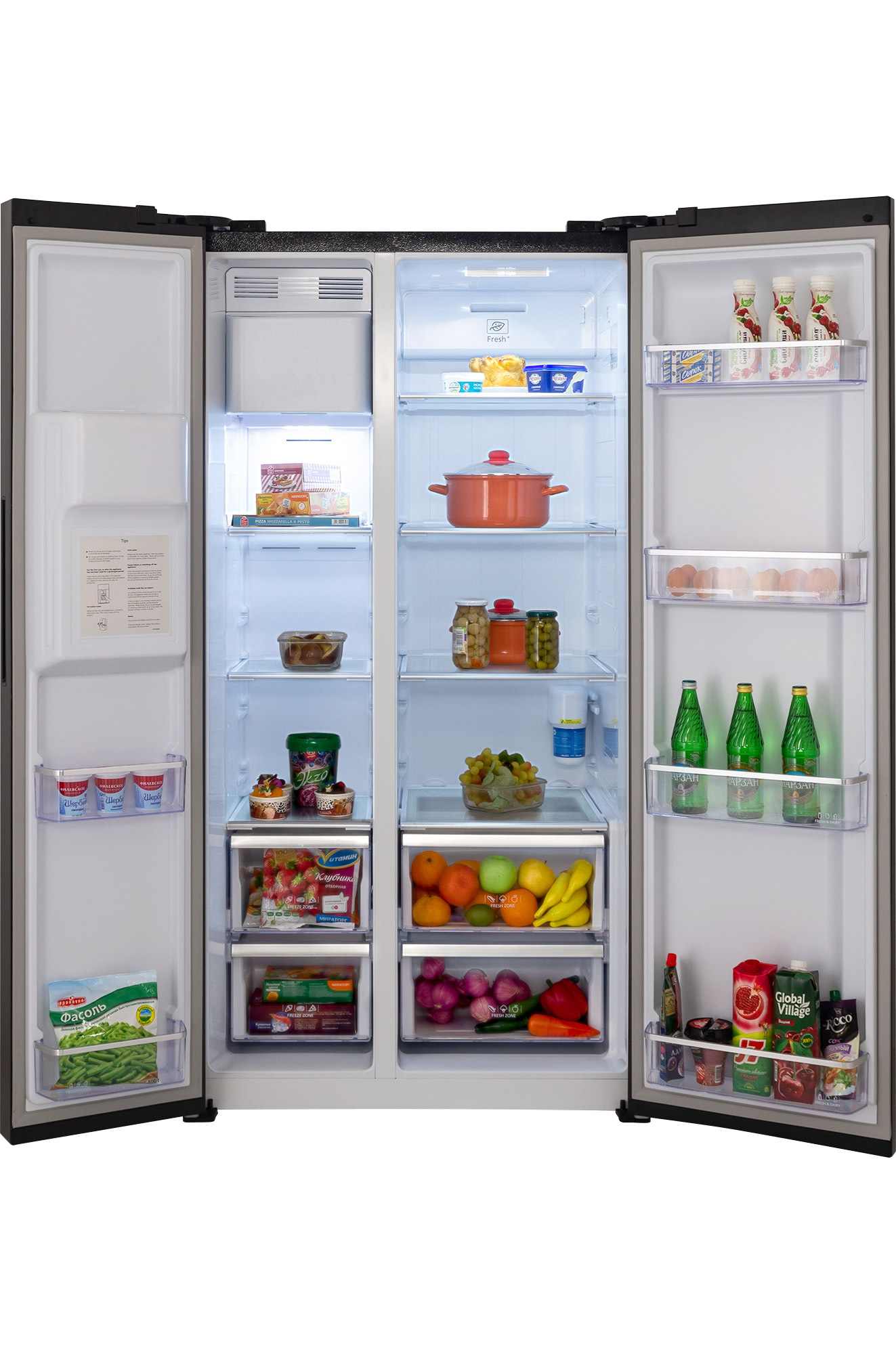 Купить Холодильник HIBERG RFS-650DX NFGB inverter — Фото 7