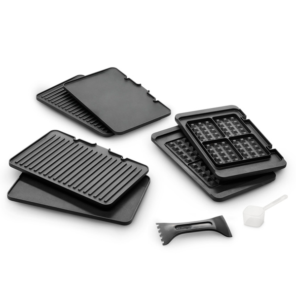 Купить Электрический гриль Delonghi CGH 1030D, серебристый/черный — Фото 3