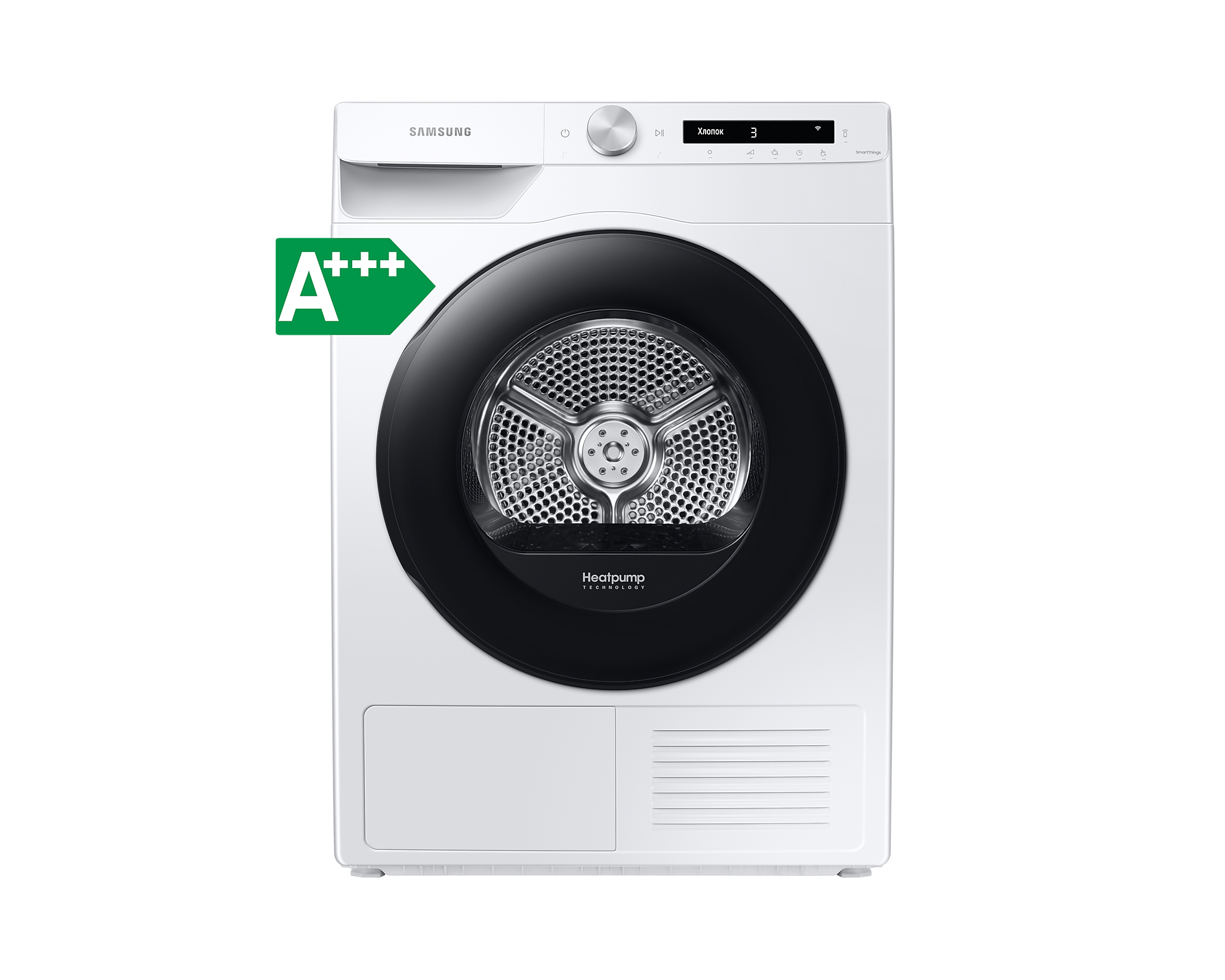 Сушильная машина SAMSUNG DV90T5240AW																		 — описание, фото, цены в интернет-магазине PT Stores