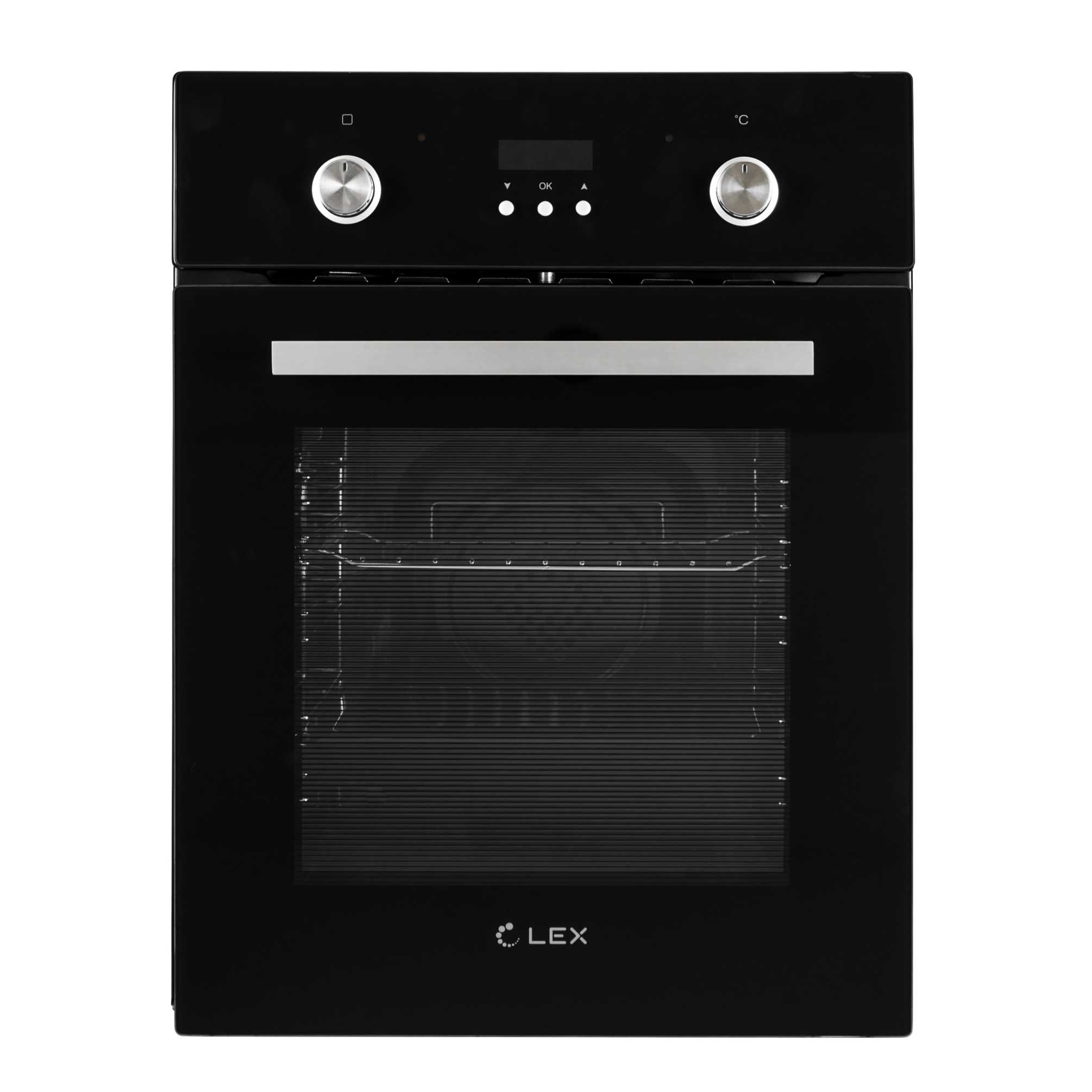 Купить Электрический духовой шкаф LEX EDP 4571 BL стекло черное — Фото 2
