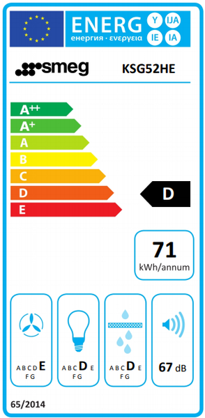 Купить Вытяжка встраиваемая SMEG KSG52HE — Фото 2